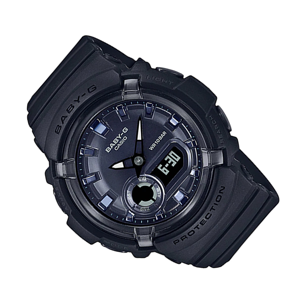 Casio Baby-G Standard Anadigi All Black Stealth Series Watch BGA-280-1ADR - Prestige