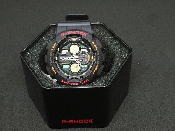 Casio G-Shock Standard Analog-Digital Basic Color Black Watch GA140-1A4DR - Prestige