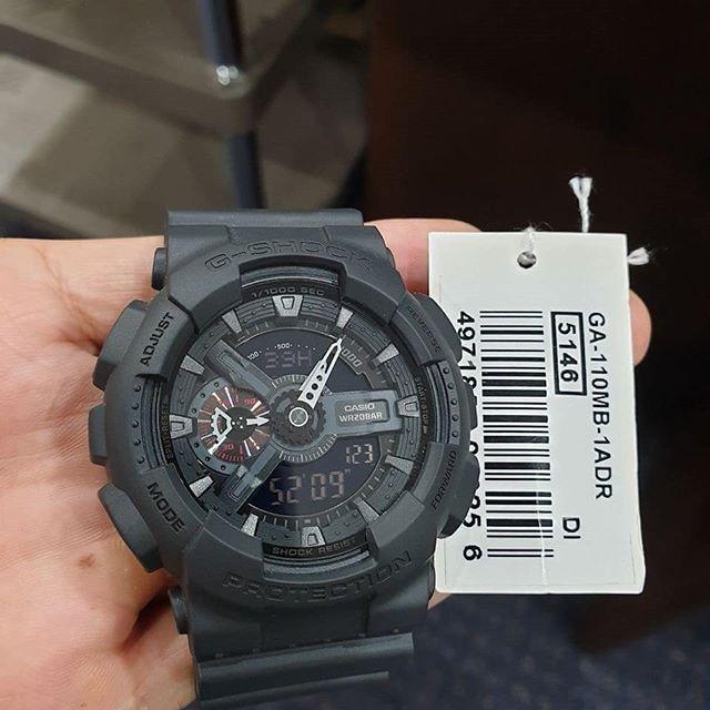 Casio G-Shock Black Stealth Series Analog-Digital Black Watch GA110MB ...