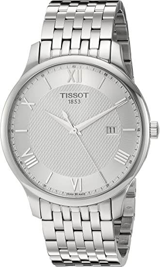 Tissot Swiss Made T-Classic Silver Tradition Stainless Steel Men's Watch T0636101103800 - Prestige