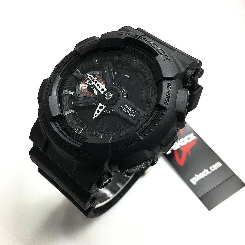 Casio G-Shock Black Stealth Series Analog-Digital Black Watch GA110MB ...