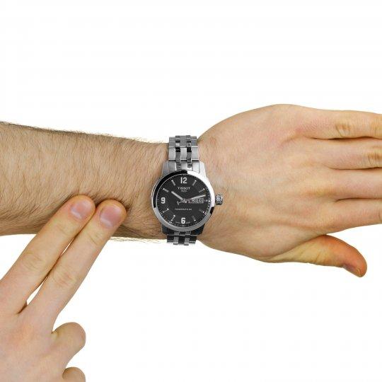 Tissot Swiss Made PRC 200 Black Automatic Men's Stainless Steel Watch T0554301105700 - Prestige