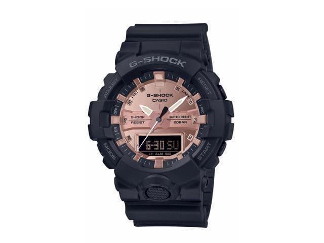 Casio G-Shock Standard Analog Digital Black x Rose Gold Dial Watch GA800MMC-1ADR - Prestige