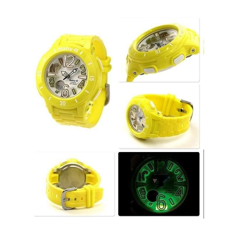 Casio Baby-G Neon Marine Series Analog-Digital Yellow x White Dial Watch BGA170-9BDR - Prestige