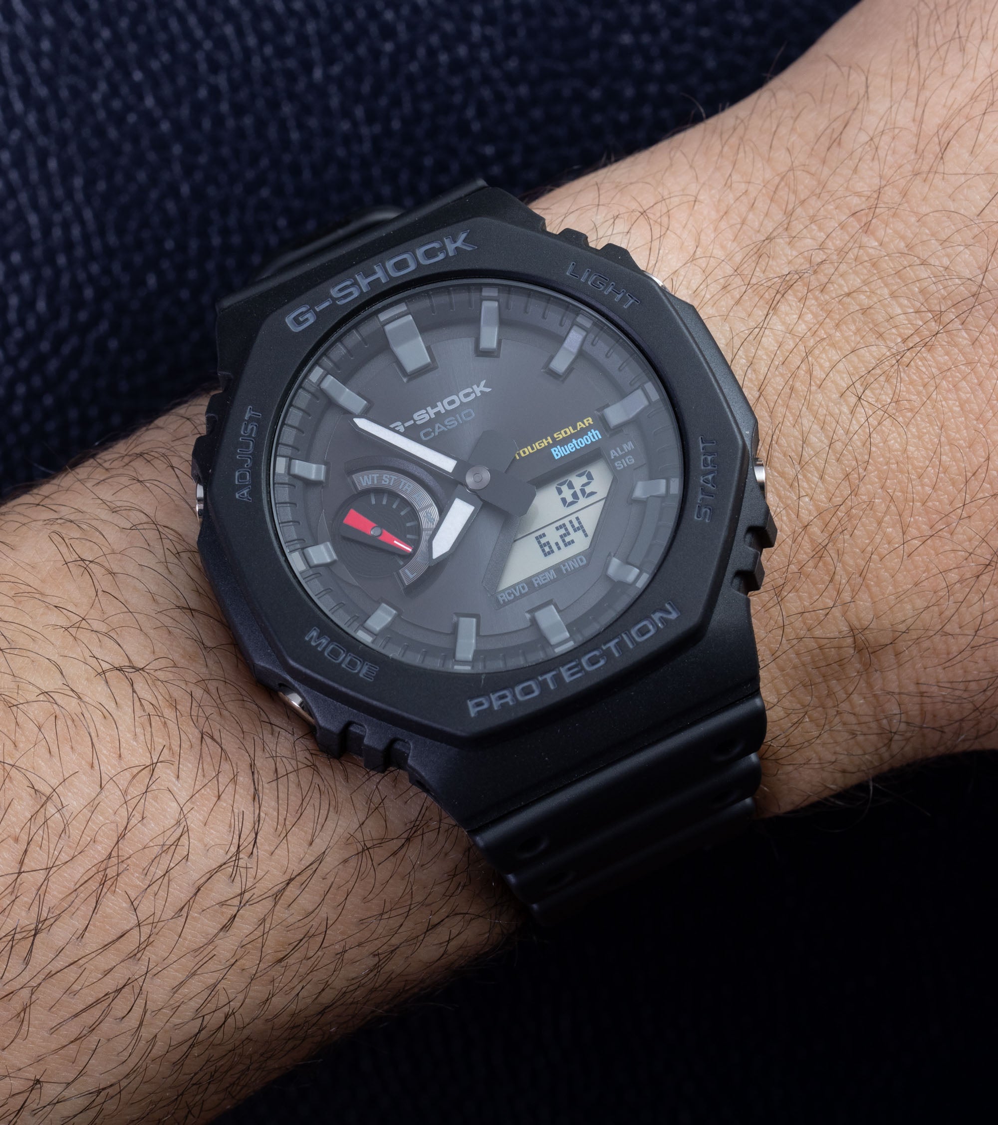 Casio G-Shock Tough Solar Bluetooth Black AP CasiOak Watch GAB2100-1ADR - Prestige