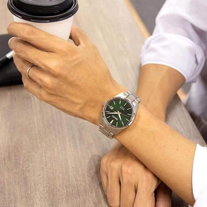 Seiko Japan Made Presage Sharp Edged Series Tokiwa Green Men's Stainless Steel Watch SPB169J1 - Prestige