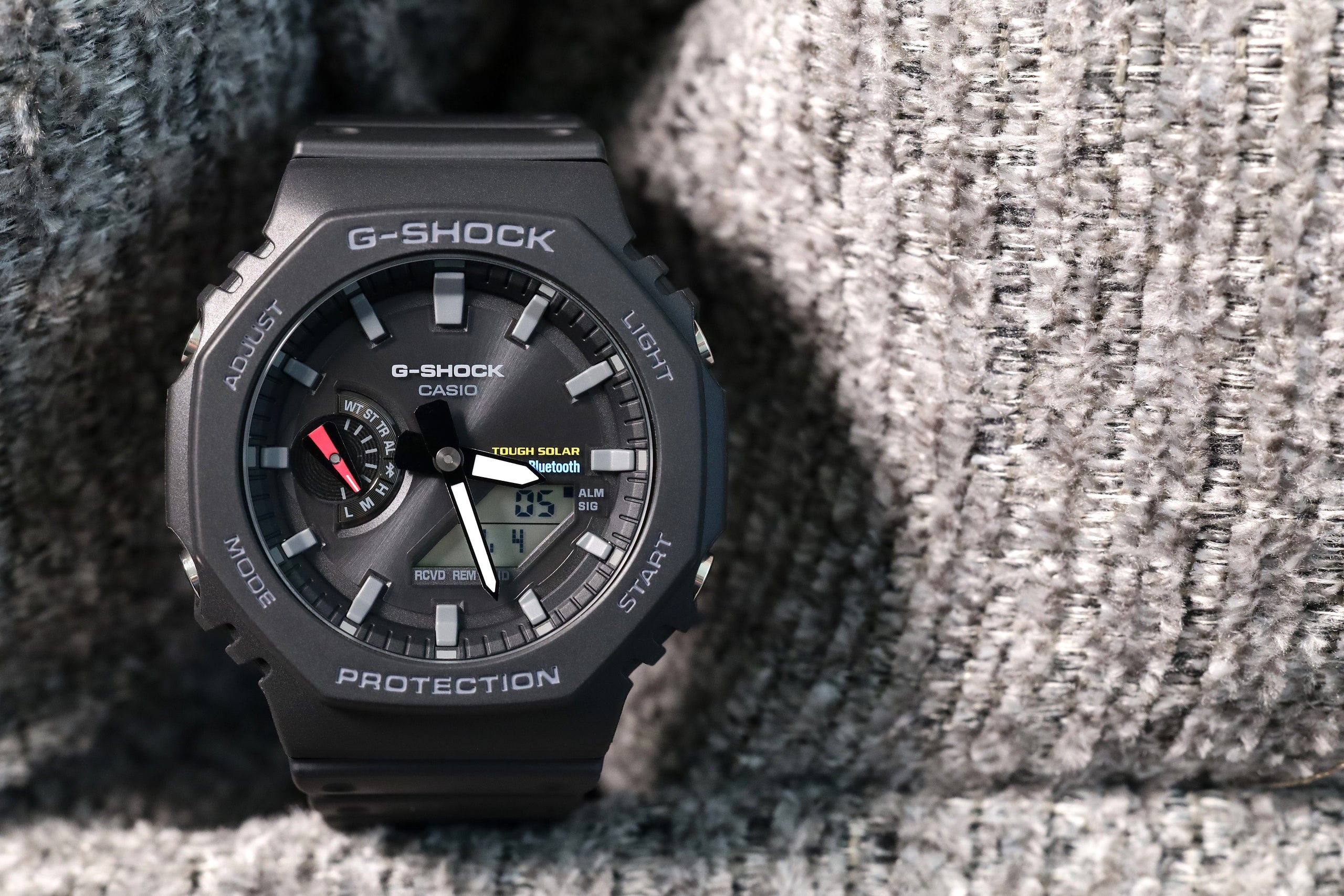 Casio G-Shock Tough Solar Bluetooth Black AP CasiOak Watch GAB2100-1ADR - Prestige