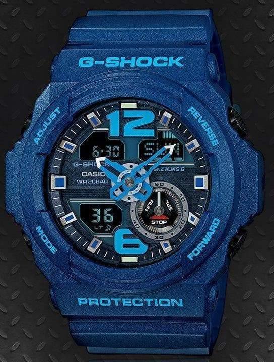 Casio G-Shock Big Size Series Analog-Digital Metallic Blue Watch GA310-2ADR - Prestige