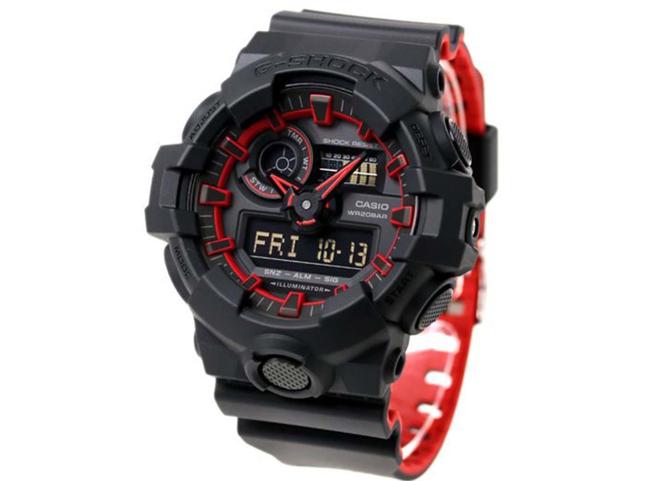 Casio G-Shock Special Color Model Black x Red Watch Last Dance GA700SE-1A4DR - Prestige
