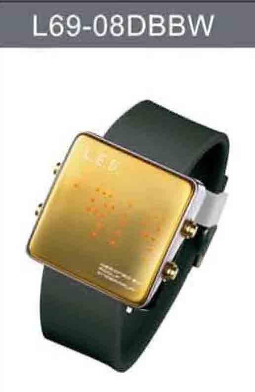 Life Evolution Design Unisex LED Watch L69-08DBBW - Prestige