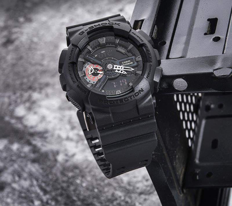 Casio G-Shock Black Stealth Series Analog-Digital Black Watch GA110MB ...