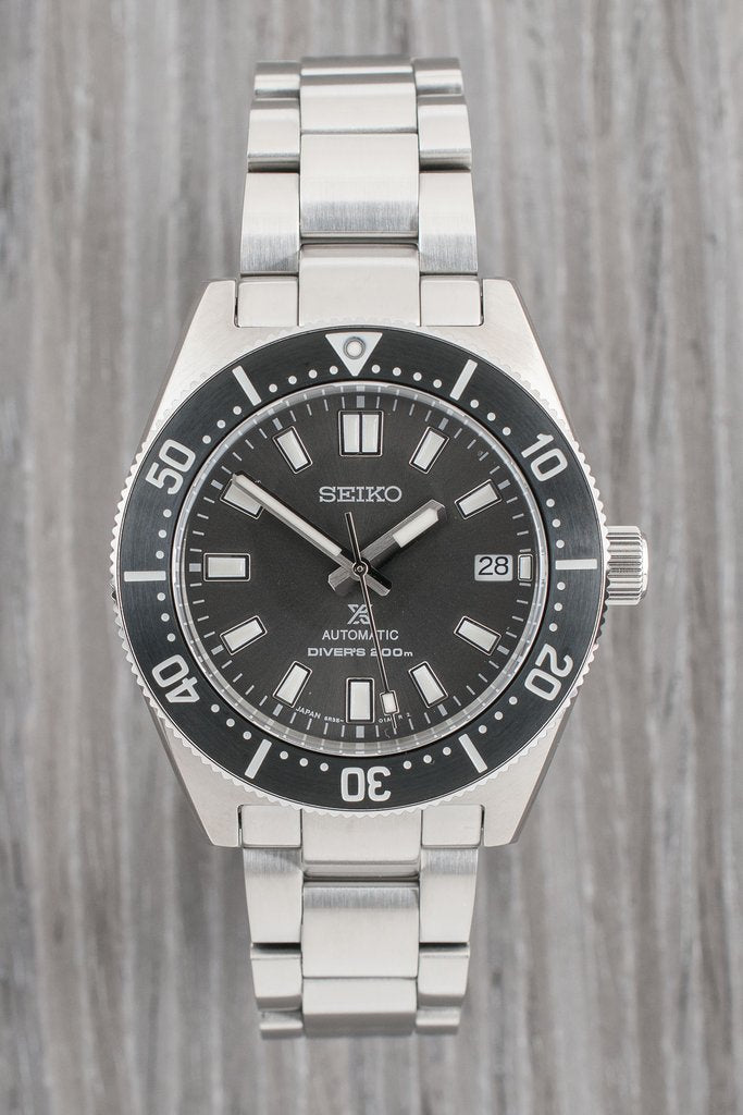 Seiko Japan Made Gen 2 62MAS Prospex Diver's Gray Dial Men's Stainless Steel Watch SPB143J1 - Prestige