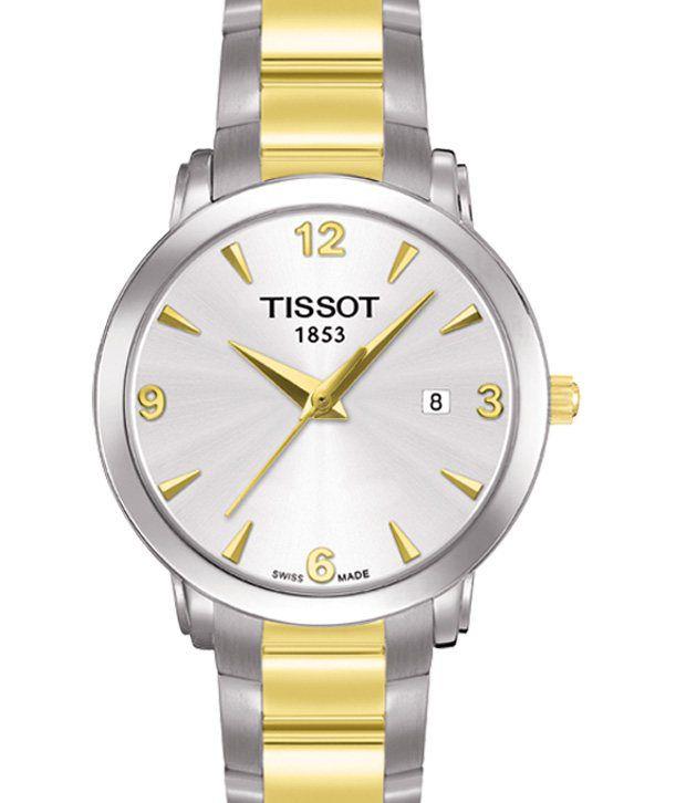 Tissot Swiss Made T-Classic Everytime 2 Tone Gold Plated Ladies' Watch T0572102203700 - Prestige