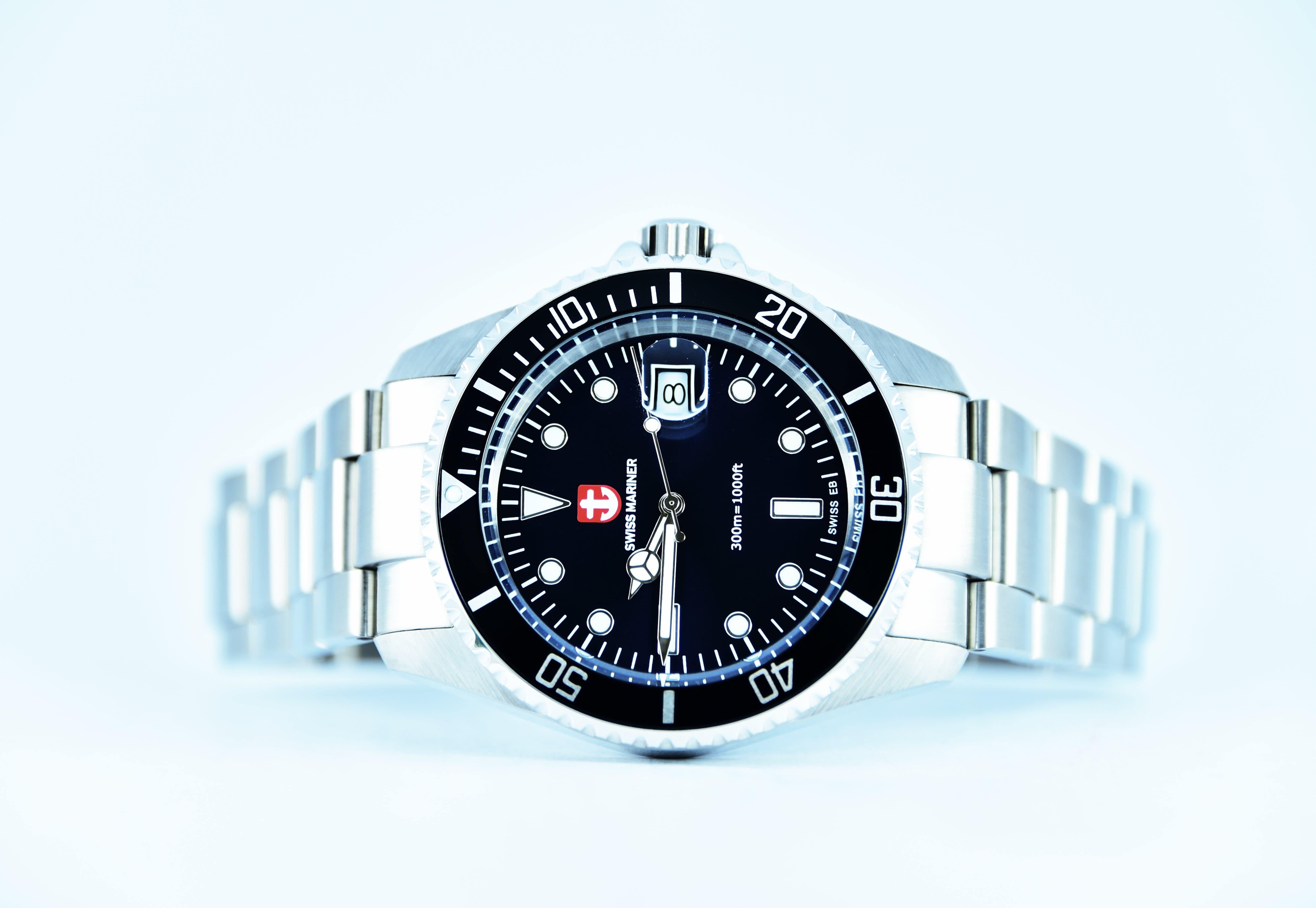 Swiss Mariner Marine Series Men's Watch SG6086R09B-SSBKBU - Prestige
