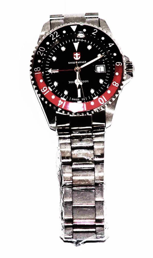 Swiss Mariner GMT Series Men's Watch SG8295R09A-SSRKBK - Prestige