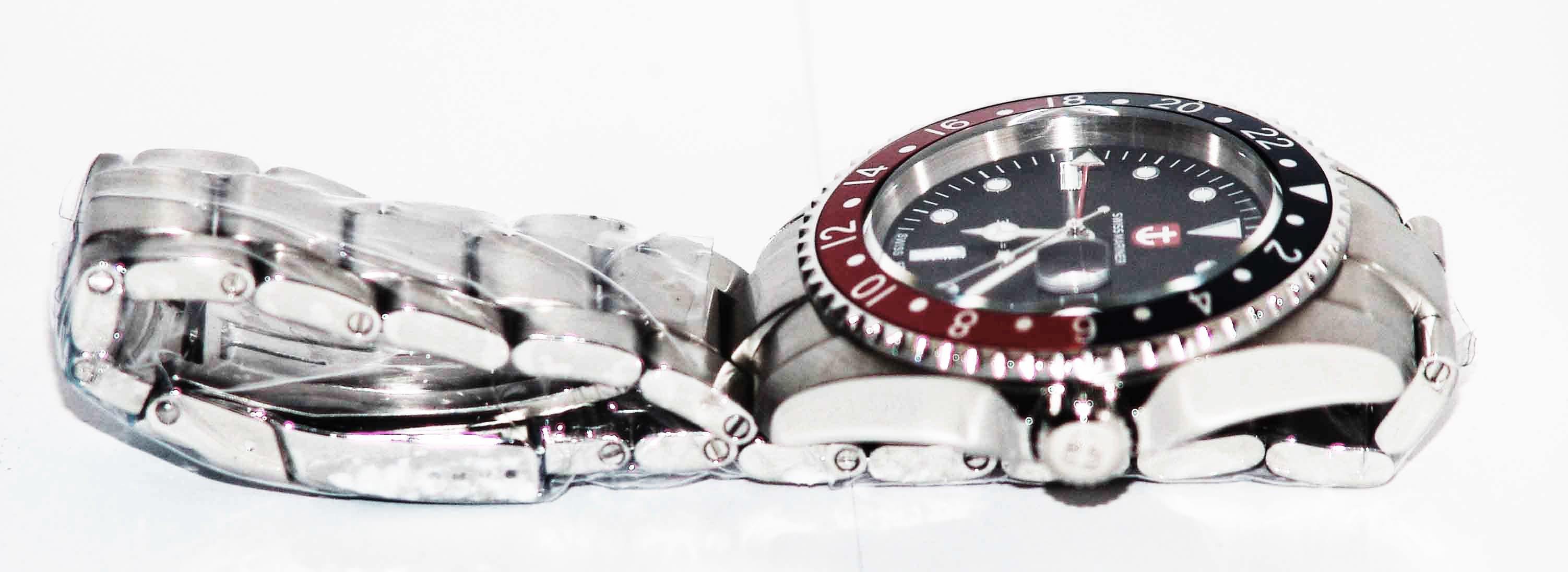 Swiss Mariner GMT Series Men's Watch SG8295R09A-SSRKBK - Prestige
