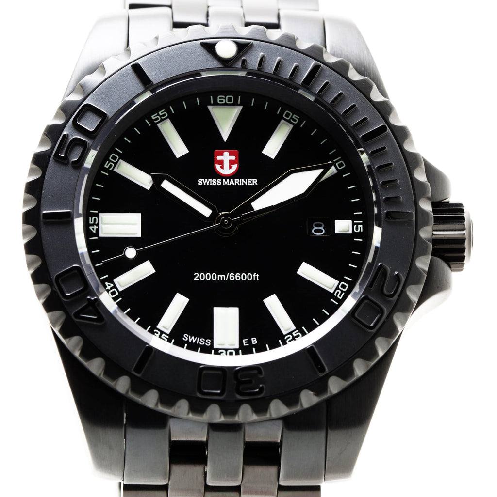 Swiss Mariner Stealth Series Men's Watch SG8299K74A-BKBKGN - Prestige