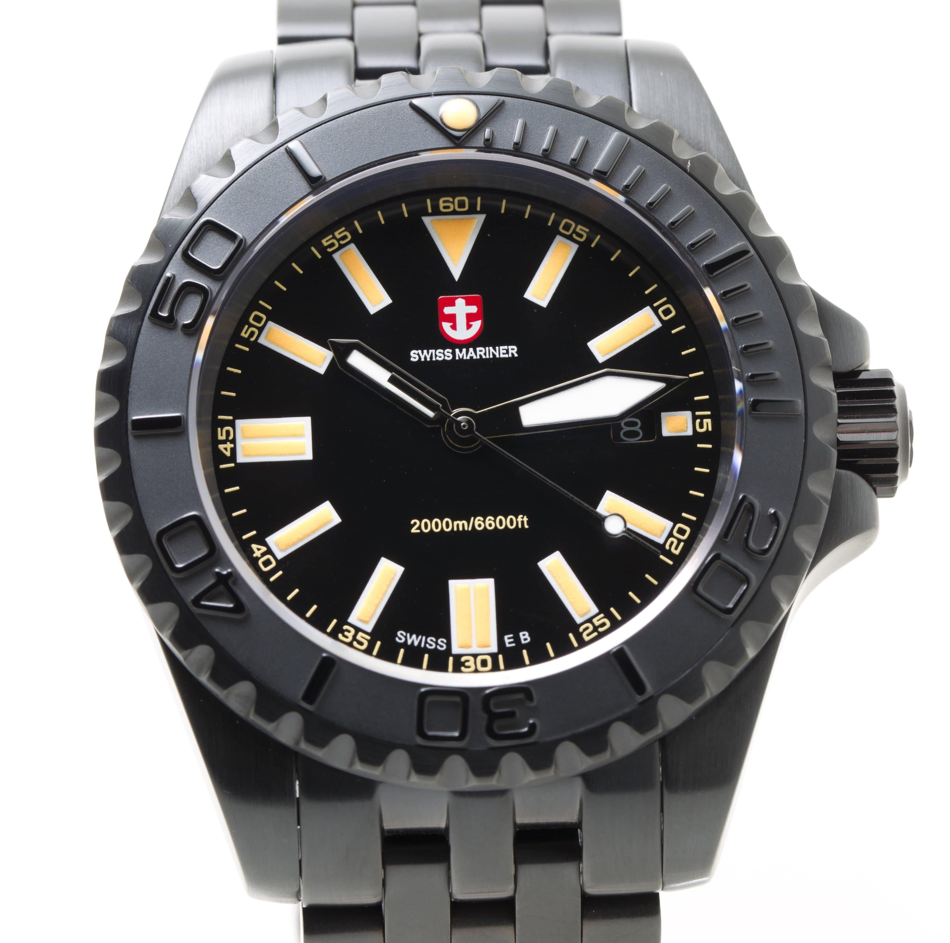 Swiss Mariner Stealth Series Men's Watch SG8299K74A-BKBKOR - Prestige