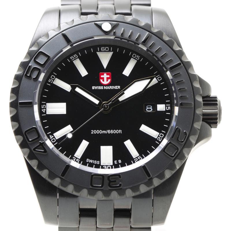 Swiss Mariner Stealth Series Men's Watch SG8299K74A-BKBKWH - Prestige