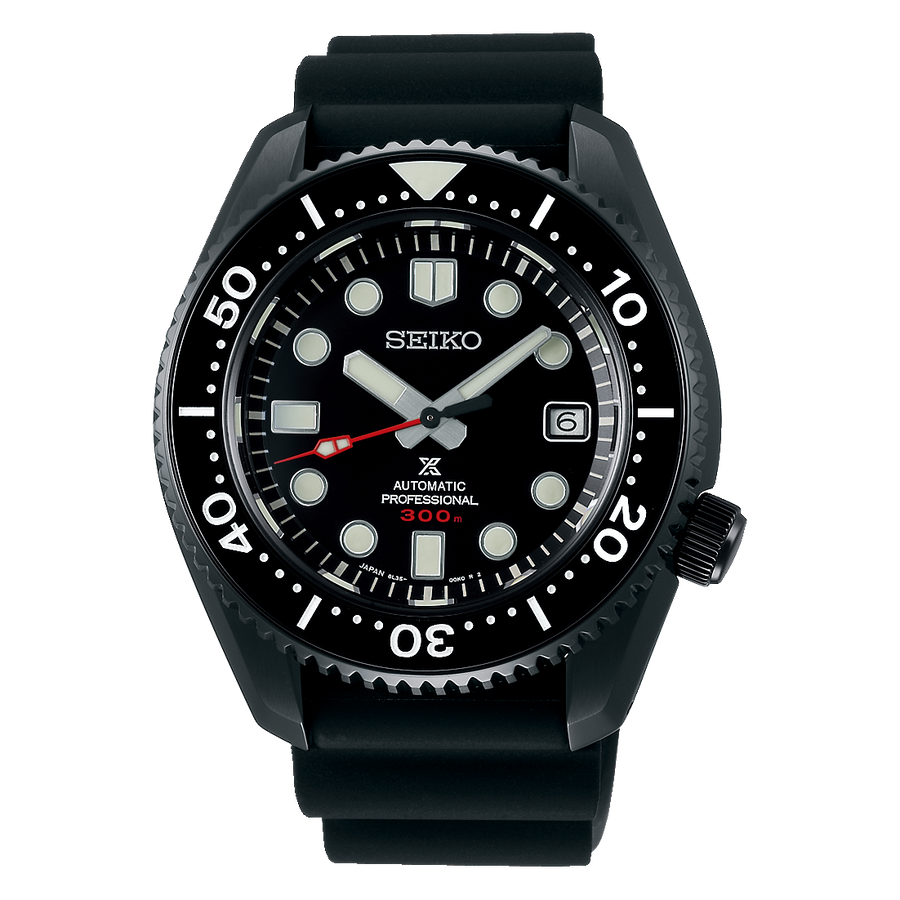 Seiko Limited Edition 1968 Black Series Marinemaster 300M Men's Watch SLA035J1 - Prestige