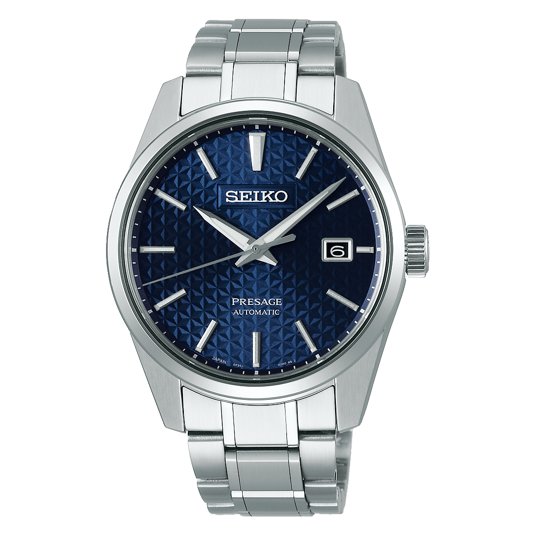 Seiko Japan Made Presage Sharp Edged Series Aitetsu Blue Men's Stainless Steel Watch SPB167J1 - Prestige