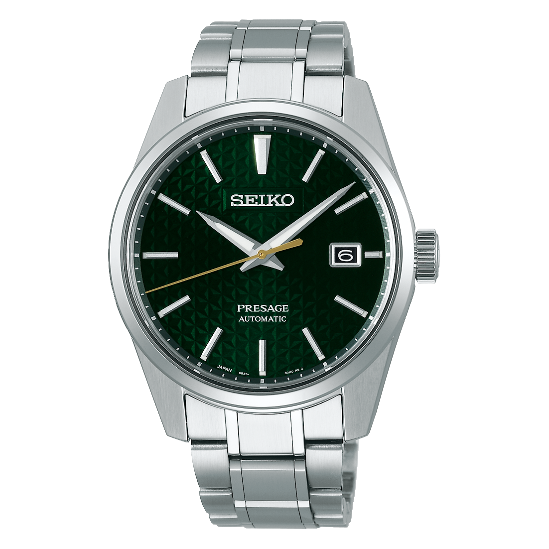 Seiko Japan Made Presage Sharp Edged Series Tokiwa Green Men's Stainless Steel Watch SPB169J1 - Prestige