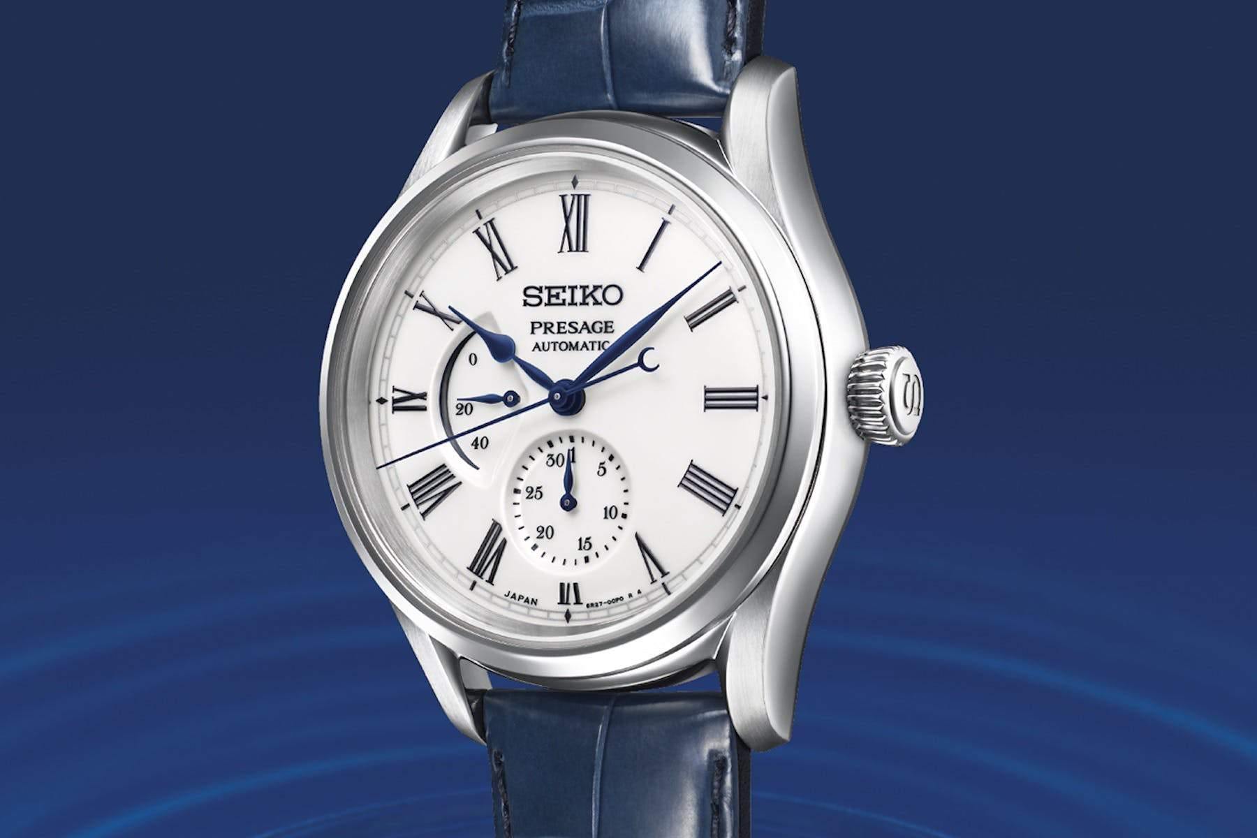 Seiko Presage Limited Edition Arita Porcelain Dial White w/ Power Reserve Ind Men's Watch SPB171J1 - Prestige