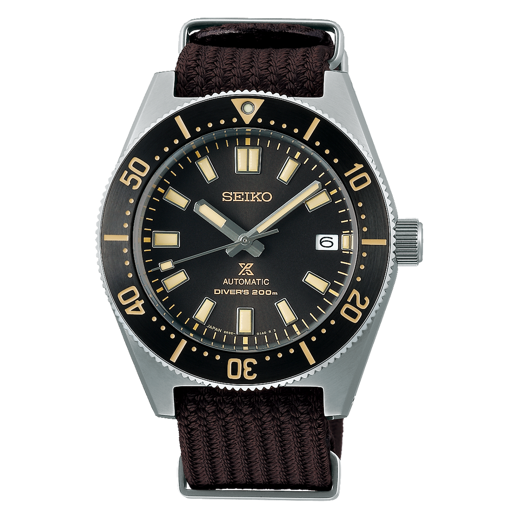 Seiko Japan Made 62MAS Prospex Diver's Brown Dial Men's Seichu Straps Watch SPB239J1 - Prestige