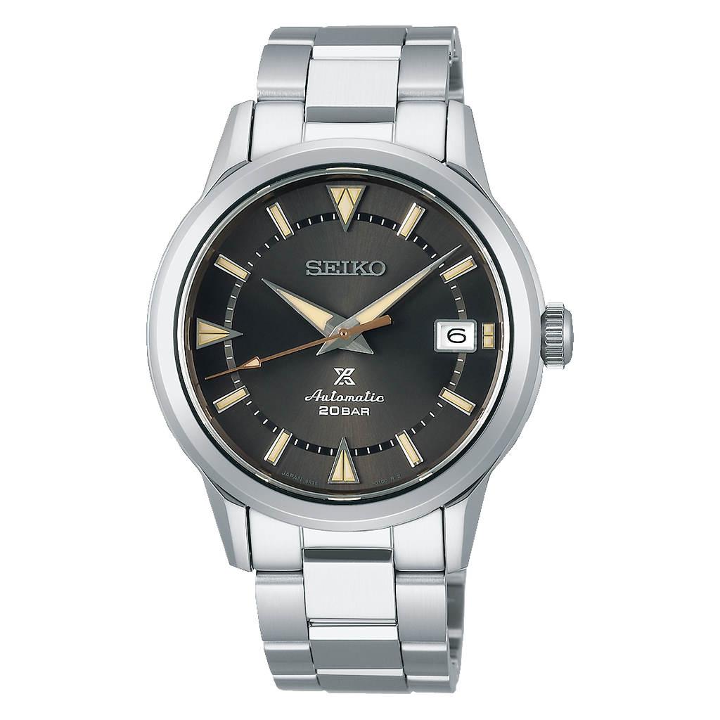 Seiko Japan Made Prospex 1959 Baby Alpinist Dark Grey Men's Stainless Watch SPB243J1 - Prestige