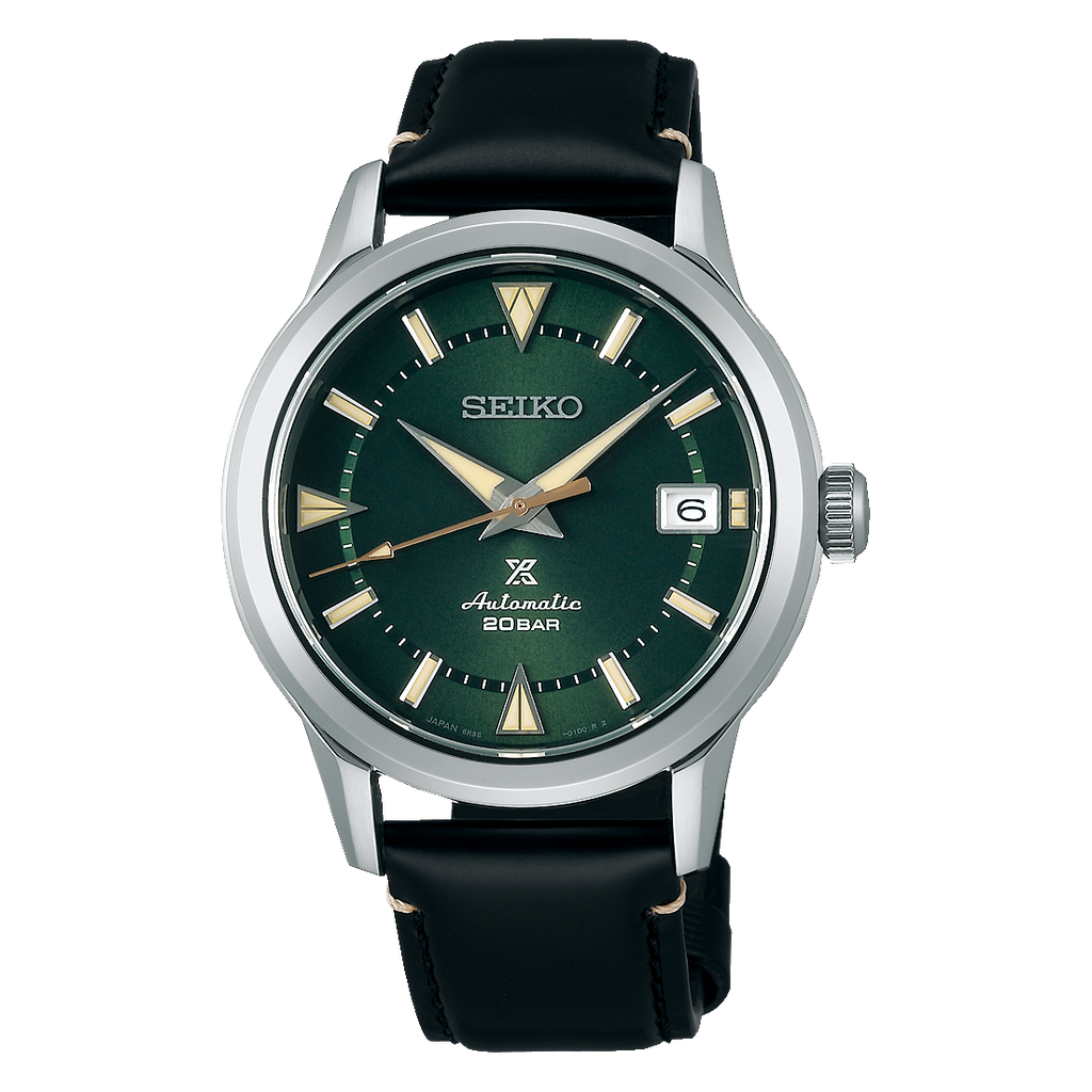 Seiko Japan Made Prospex 1959 Baby Alpinist Green Men's Leather Watch SPB245J1 - Prestige