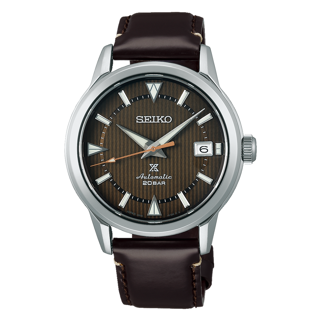 Seiko Japan Made Prospex 1959 Baby Alpinist Brown Men's Leather Watch SPB251J1 - Prestige