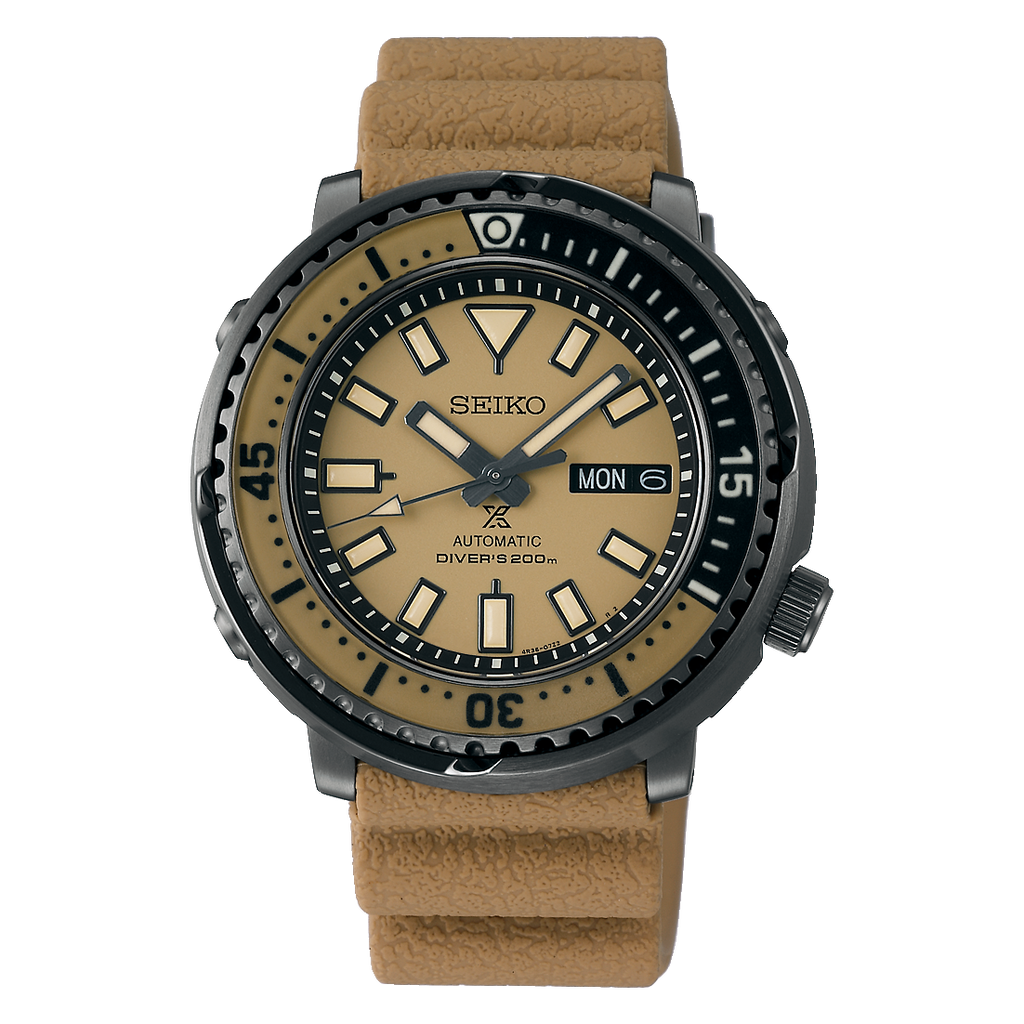 Seiko Prospex Men's Urban Safari "Desert Beige" Baby Tuna Watch SRPE29K1 - Prestige