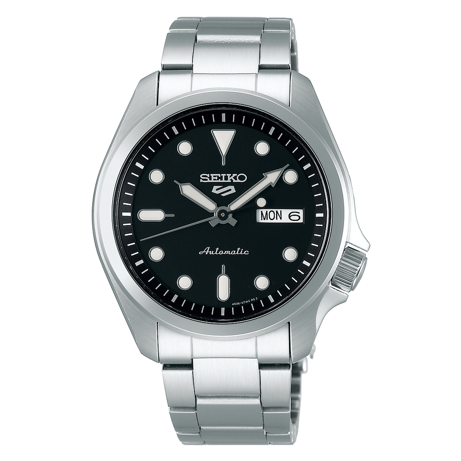 Seiko 5 Sports 100M Automatic Men's Watch Black Dial SRPE55K1 - Prestige