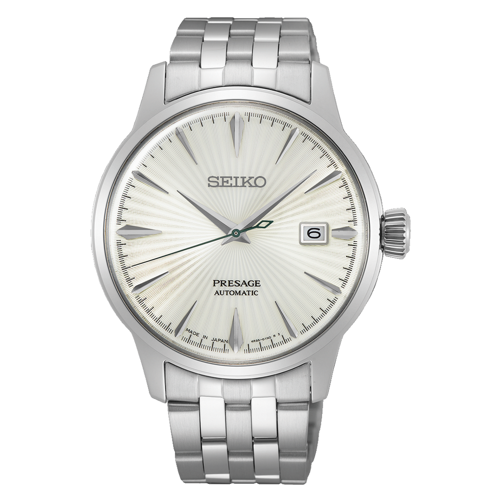 Seiko Japan Made Presage Cocktail Martini Men's Stainless Steel Watch SRPG23J1 - Prestige