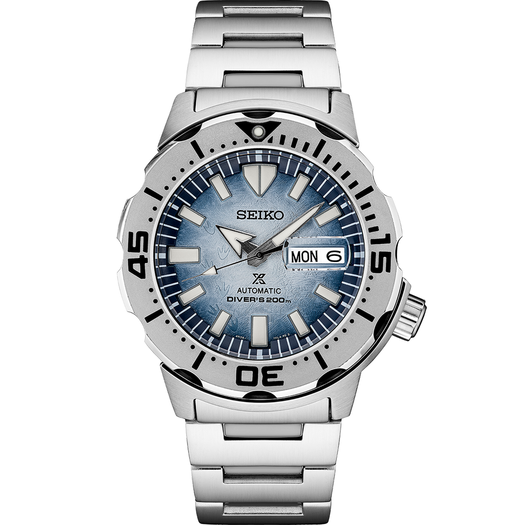 Seiko SE Antartica Monster Gen 4 Diver's 200M Men's Stainless Steel Watch SRPG57K1 - Prestige