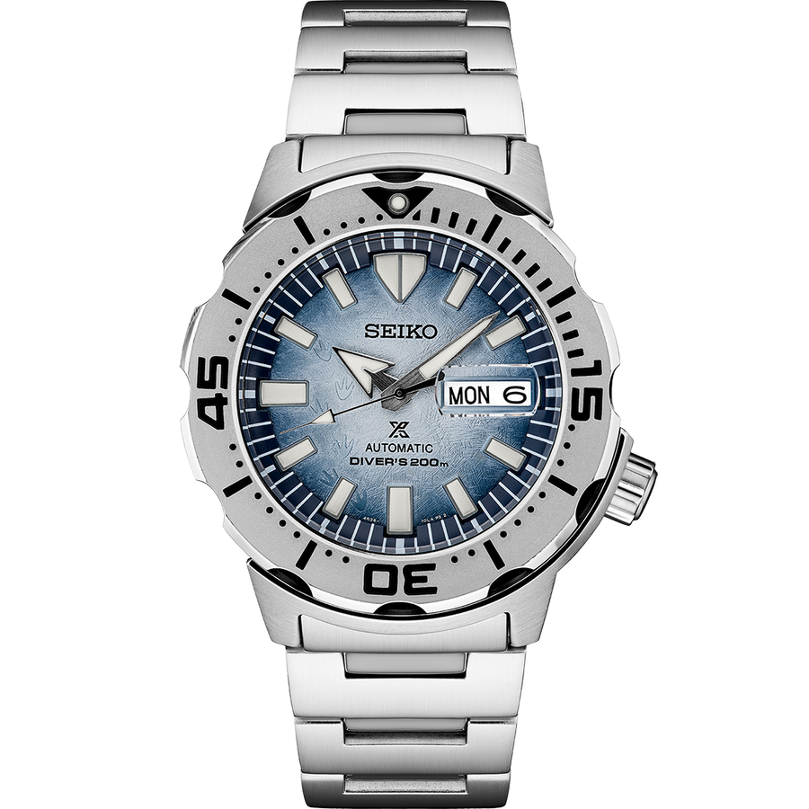 Seiko SE Antartica Monster Gen 4 Diver's 200M Men's Stainless Steel Watch SRPG57K1 - Prestige