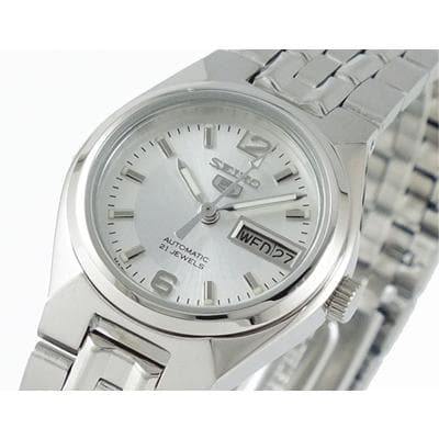 Seiko 5 Classic Ladies Size Silver Dial Stainless Steel Strap Watch SYMK31K1 - Prestige