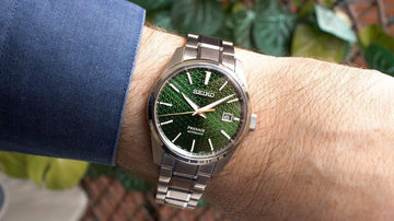 Seiko Japan Made Presage Sharp Edged Series Tokiwa Green Men s Stainless Steel Watch SPB169J1 Prestige