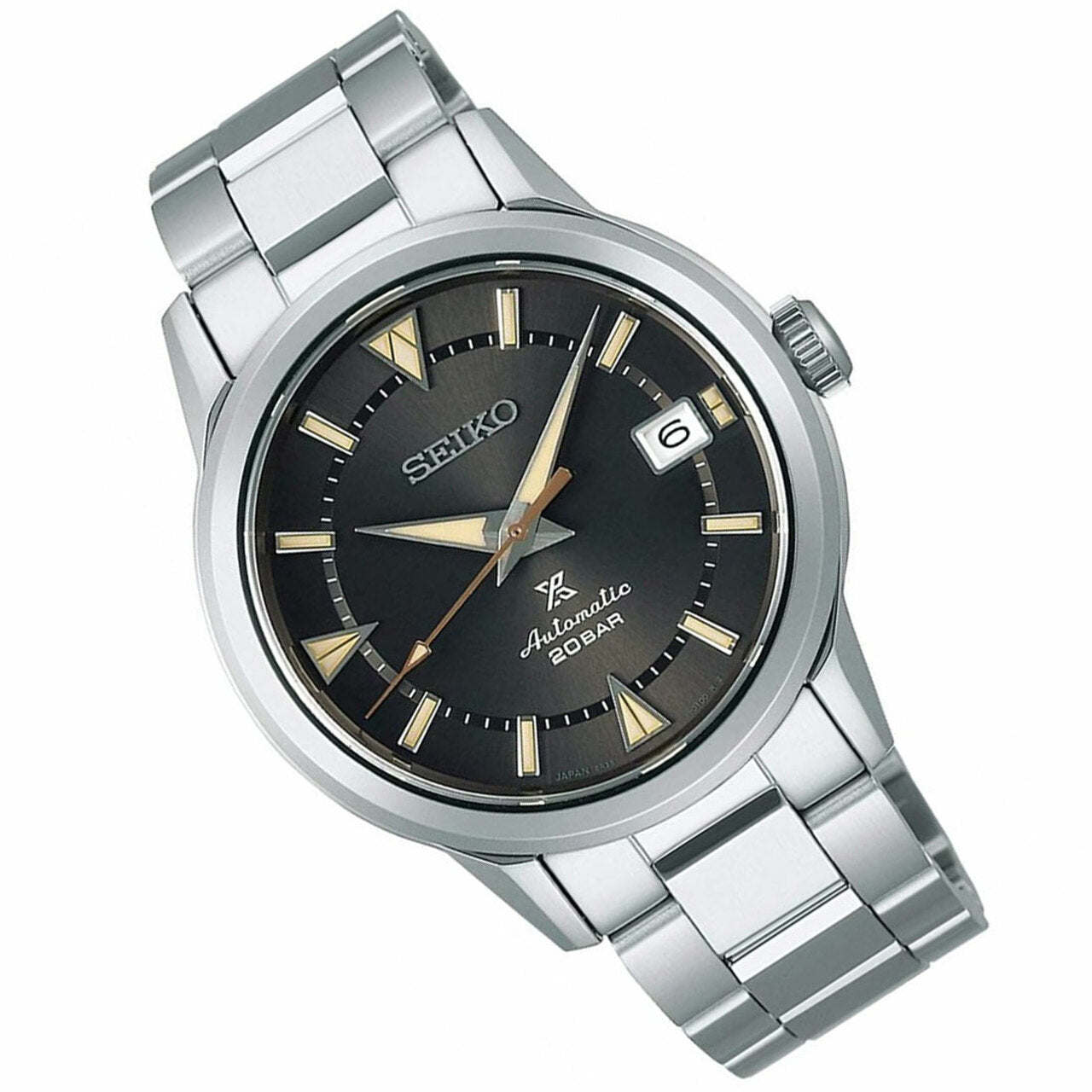 Seiko Japan Made Prospex 1959 Baby Alpinist Dark Grey Men's Stainless Watch SPB243J1 - Prestige