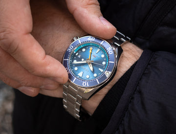 Seiko sumo coral blue hot sale