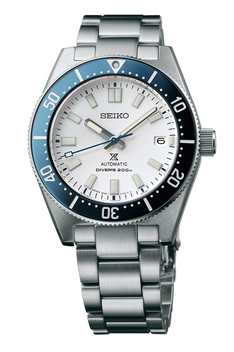 Seiko 62MAS Prospex Diver's 140th Anniv LE Blue White Theme Men's Stainless Steel Watch SPB213J1 - Prestige
