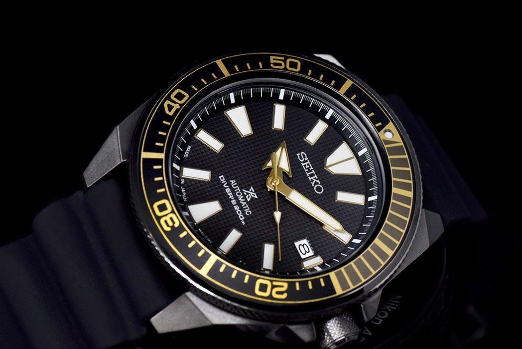 Seiko Dark Knight Samurai Reissue Prospex Diver's Men's Rubber Strap Watch SRPB55J1 - Prestige