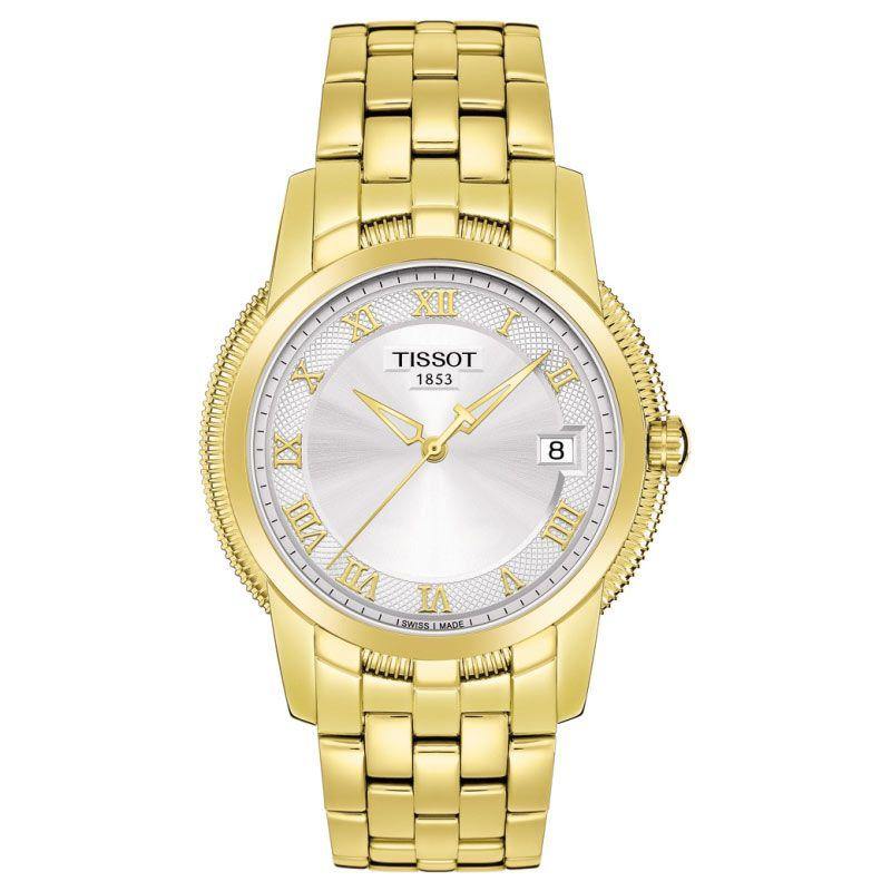 Tissot Swiss Made T-Classic Ballade III Gold Plated Men's Watch T0314103303300 - Prestige