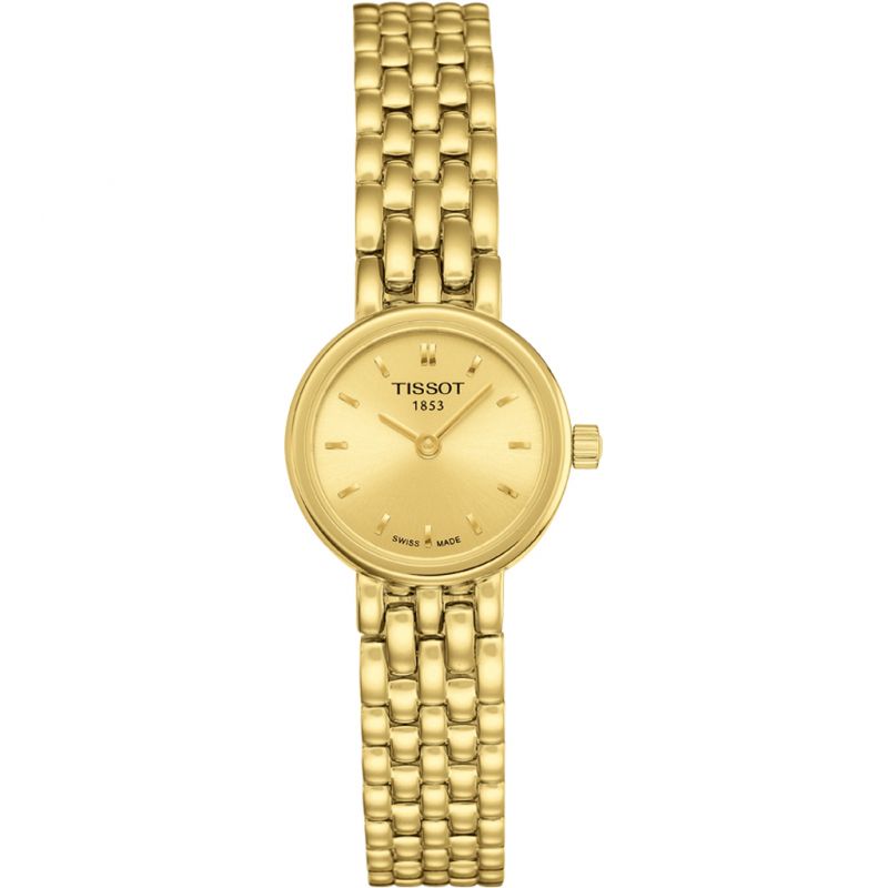 Tissot Swiss Made T-Lady Lovely All Gold Plated Ladies' Watch T0580093302100 - Prestige