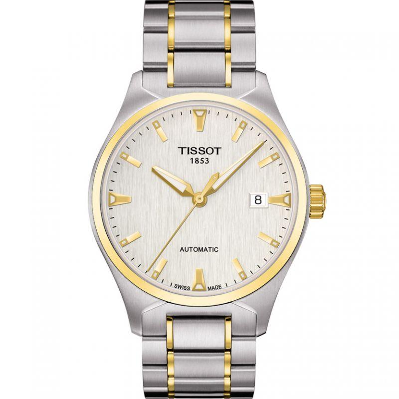 Tissot Swiss Made T-Classic Tempo Automatic 2 Tone Gold Plated Men's Watch T0604072203100 - Prestige