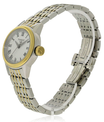 Tissot Swiss Made T Classic Carson 2 Tone Gold Plated Ladies Watch T0852102201300