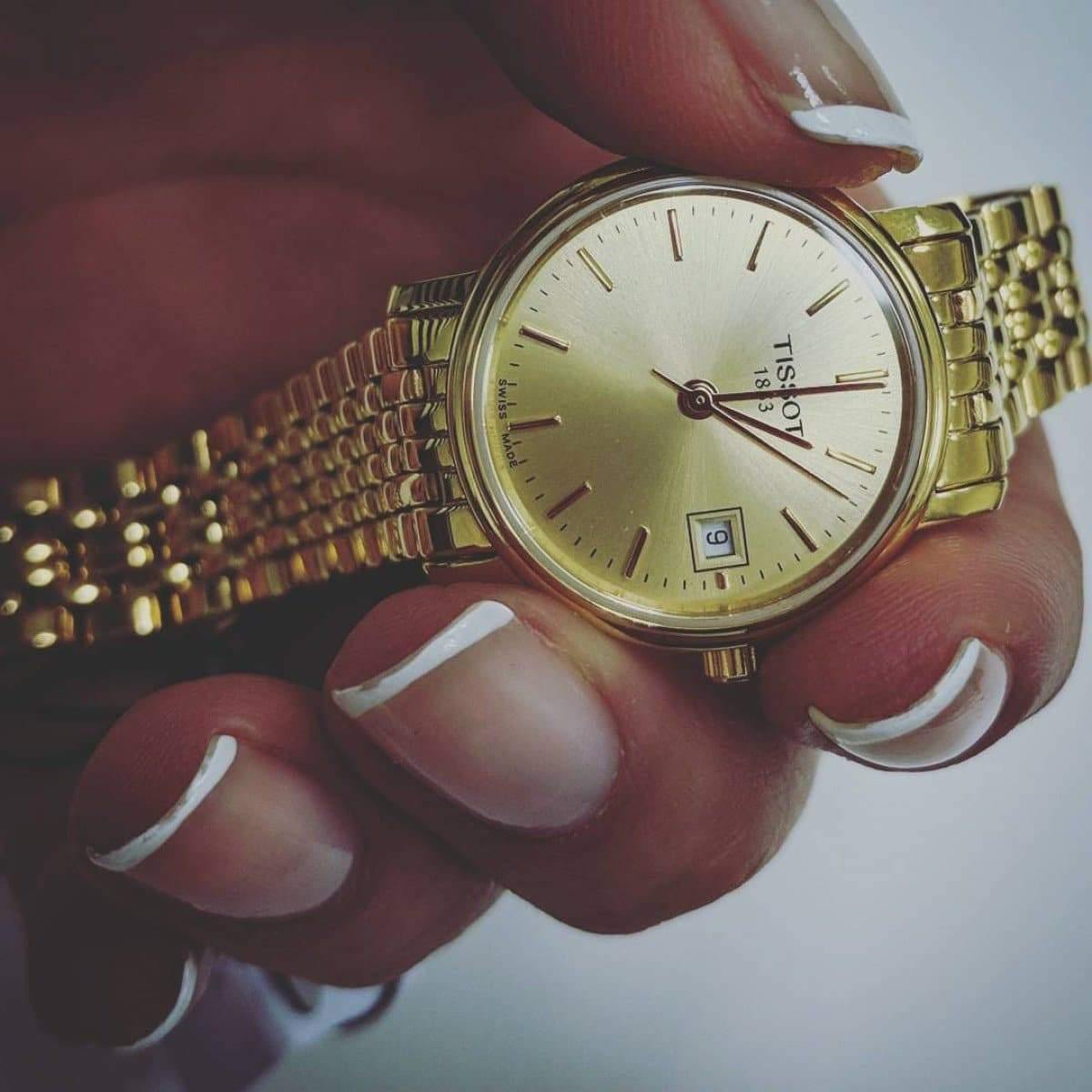 Tissot Swiss Made T-Classic Desire All Gold Plated Ladies' Watch T52.5.281.21 - Prestige