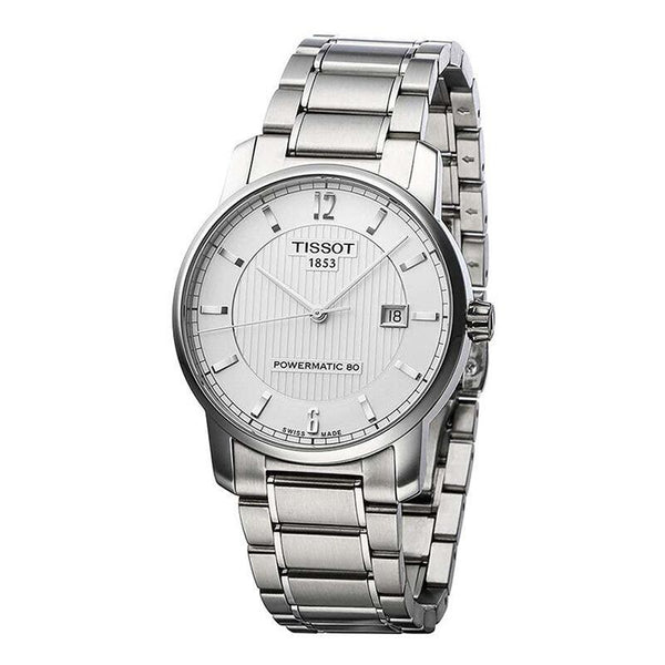 Tissot Swiss Made T Classic Titanium Automatic Silver Dial Men s