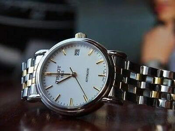 Tissot Swiss Made T Classic Carson Automatic 2 Tone Gold Plated