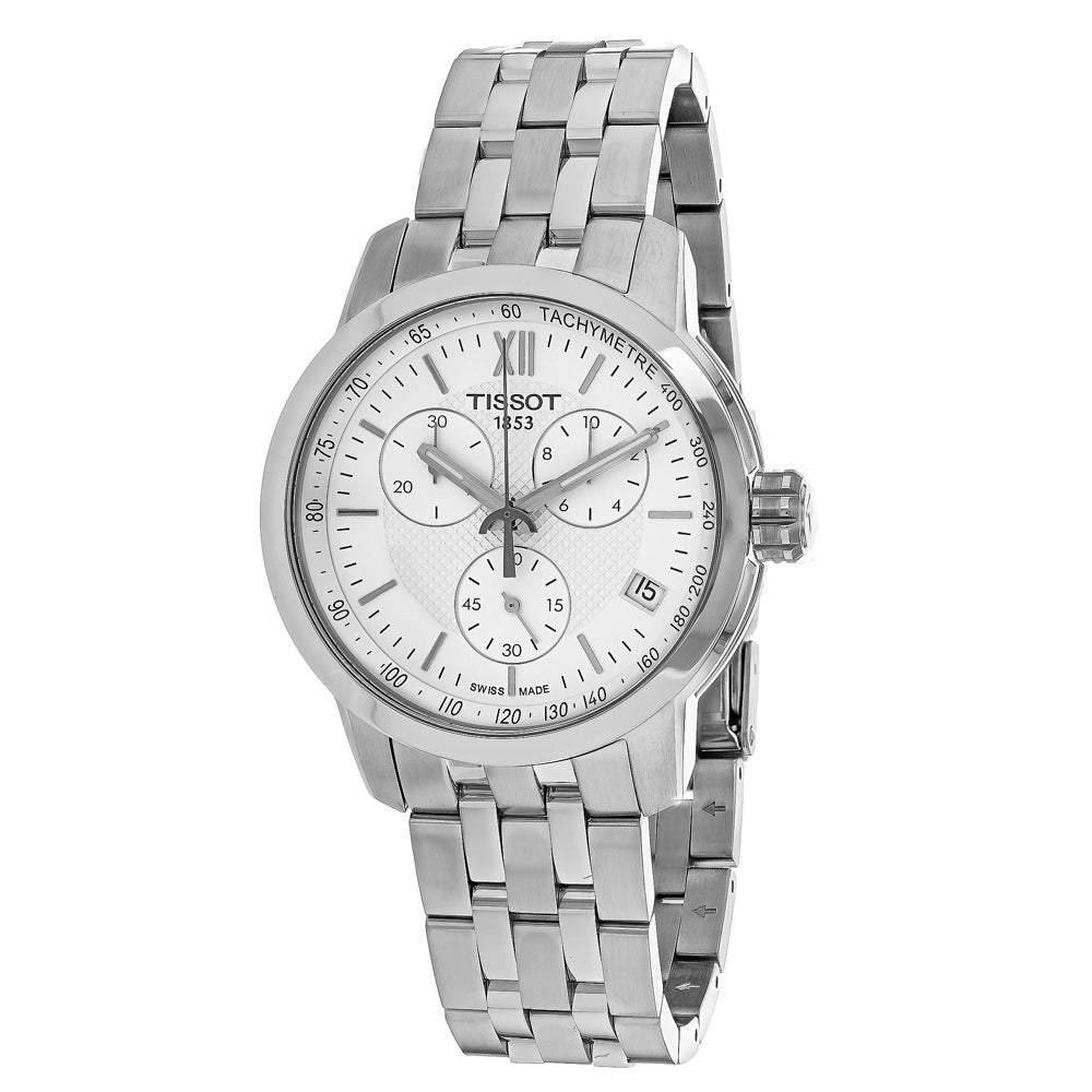 Tissot Swiss Made PRC 200 Chronograph Men's Stainless Steel Watch T0554171101800 - Prestige